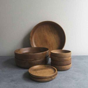 Ceramic Brown Tableware set